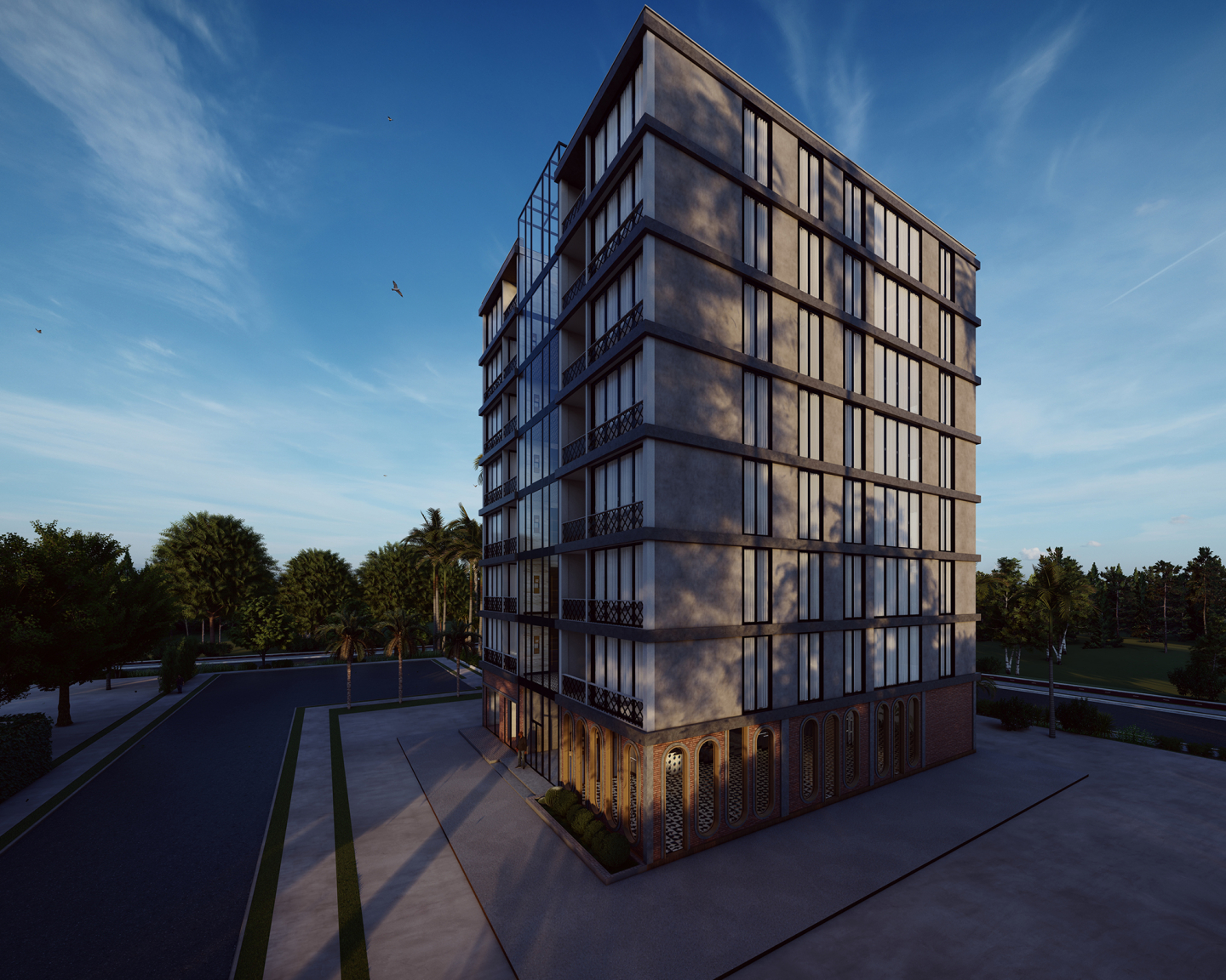 Building Exterior and Interior Design 